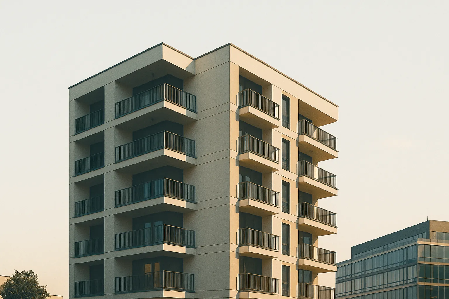 Nowoczesny budynek mieszkalny